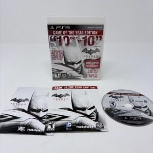Batman: Arkham City Game of the Year - Sony PlayStation 3 PS3 Complete CIB